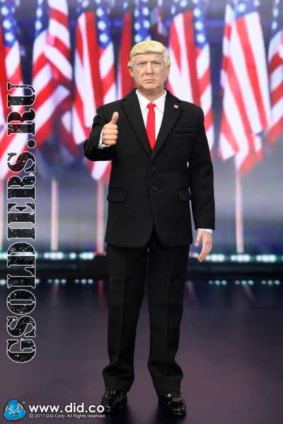 Дональд Трамп  - Коллекционная фигурка 1/6 Donald Trump (AP002) - DID