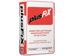 Plus Fix клеевая смесь на цементной основе, 25 кг