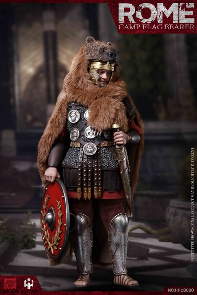 Римский знаменосец  - Коллекционная ФИГУРКА 1/6 scale Imperial Army — Camp flag bearer (HH18020) - HAOYUTOYS