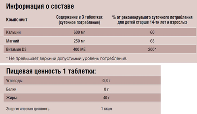 NUTRILITE Кальций, магний, витамин D комплекс, 90  таблеток