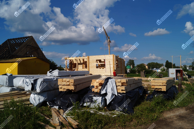 Дом из клееного бруса "Казань", 120 м2