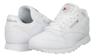 Reebok Classic белые 01, КОЖА женские (36-41) Арт: 004MF(I)