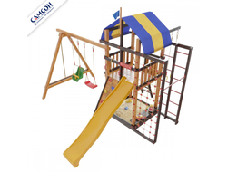 ДЕТСКАЯ ДЕРЕВЯННАЯ ИГРОВАЯ ПЛОЩАДКА САМСОН АЛЯСКА КОМБИ в Воронеже