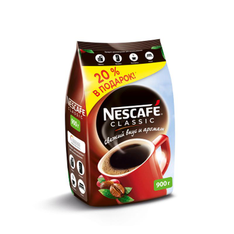 Кофе растворимый Nescafe Classic 900 г