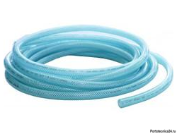 Тканевый шланг прозрачный DN8, толщина стенки 3mm, 1m