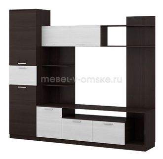 ОМ005 Стенка Берта. Размер: 2379х2128х460. ТВ-ниша: 1370х940х460.