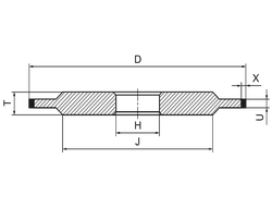 Заточной круг 14A1