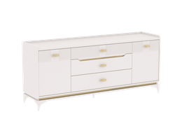 Спальня СИДЕ - Комод широкий Белый