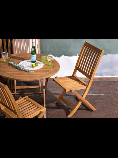 Стол из акации Oxford 90 см складной