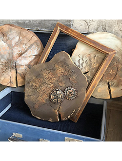 картины на спилах, роспись по спилам, декор из спилов, оформление спилами, оформление интерьера спил