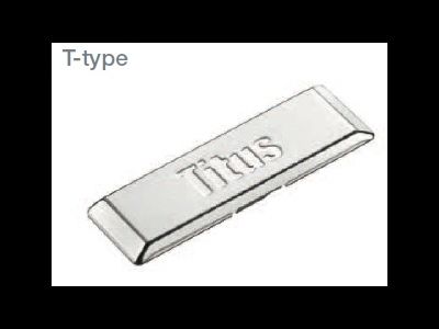 Крышка Titus T-Type симметричная, к петлям T-Type 110/0мм, 110/45/17мм, 110/90/17мм изготовлена из стали.
