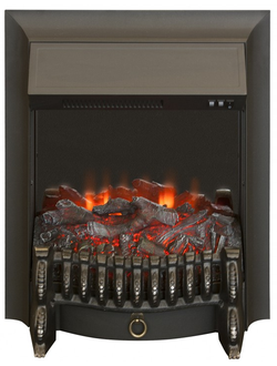 Real Flame Fobos S Lux Black RC LED (с пультом ДУ)