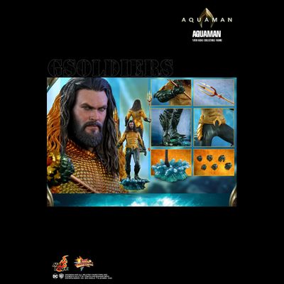 Аквамен (Джейсон Момоа) - Коллекционная ФИГУРКА с диорамой 1/6 scale Aquaman, Jason Momoa (MMS518) - Hot Toys