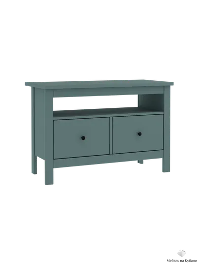 2.08.03.080.6 САГА тумба 2 ящика темно-бирюзовая