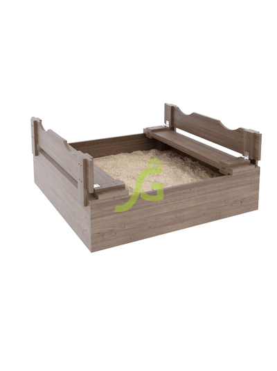Деревянная песочница IgraGrad с крышкой
