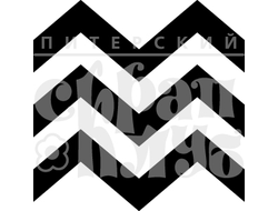 Штамп фоновый зигзаги, шеврон