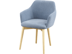 Полукресло Фабрис голубой букле