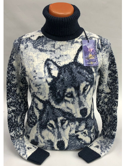 Свитер женский Семья волков (Модификация 2)