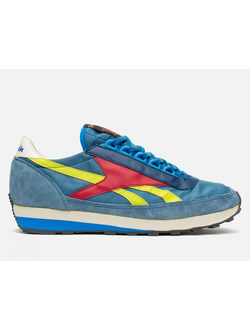 Кроссовки Reebok Aztrec Og Slate Голубые с желтым