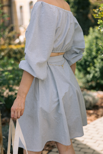 Товар Юбка А-силуэт в полоску