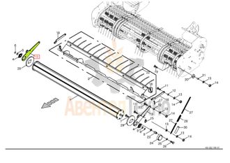 270006402 Держатель вальца (справа)