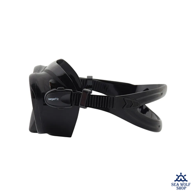 Маска для дайвинга с трубкой Sargan Агидель BLACK, комплект