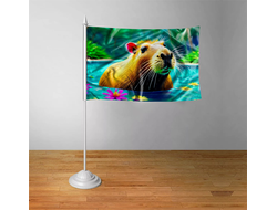 Флажок настольный Капибара, Kapibara-san №46