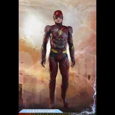 Флэш, Барри Аллен (Эзра Миллер) - КОЛЛЕКЦИОННАЯ ФИГУРКА 1/6 THUNDERBOLT (BY-020) - BY-ART