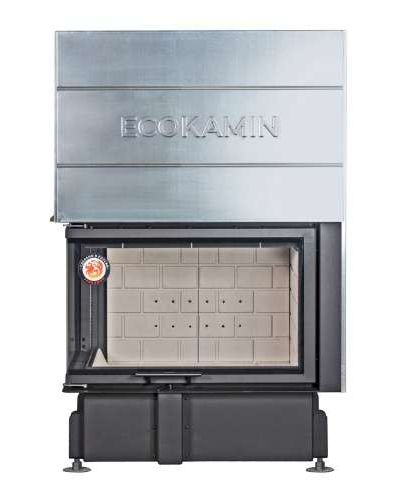 Каминная топка Дельта 800 L два стекла левая принтинг, Экокамин (Россия)