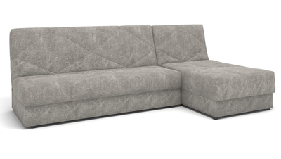 ДВУСПАЛЬНЫЙ РАСКЛАДНОЙ ПРУЖИННЫЙ УГЛОВОЙ ДИВАН-КРОВАТЬ НЕВАДА, НА НОЖКАХ, МЕТАЛЛОСКЕЛЕТ, СО СПАЛЬНЫМ МЕСТОМ И МЕХАНИЗМОМ КЛИК-КЛЯК, БЕЗ ПОДЛОКОТНИКОВ