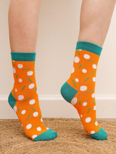 НОСКИ ПРИЯТНО "КРУГИ НА ОРАНЖЕВОМ"