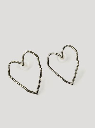 (АРТИКУЛ: 7122/81) СЕРЬГИ ЖЕНСКИЕ, СРЕДНЕГО РАЗМЕРА, ЦВЕТ &quot;ТЕМНЫЙ МЕТАЛЛ&quot;