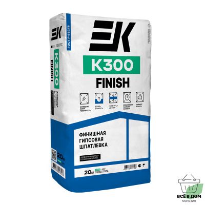 Шпатлевка гипсовая универсальная финишная EK K300 Finish 20кг