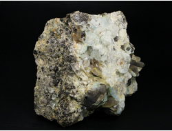 Берилл голубой (Аквамарин), Топаз, Кварц дымчатый, Забайкальский край,Шерловогорское месторождение (150*115*82 мм, 1798 г) №25263