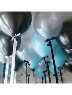 Шар без рисунка на ленте