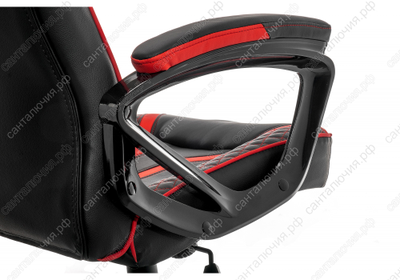 Кресло Lazer черное / красное