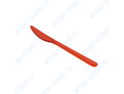 Нож пластиковый красный 18 см ПРЕМИУМ (50 шт.)