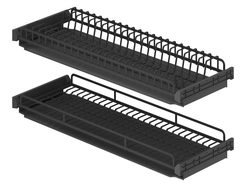 Посудосушитель в базу 800мм, в цвете Графит,  2 уровня, 2 лотка серия LX  (878-90-09)  TALISMAN *