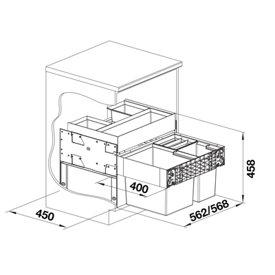 Система Blanco SELECT II XL 60/3 Orga (526210)