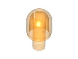Bar with Light Bulb Cover Bionicle Barraki Eye, Trans-Orange (58176 / 4524365 / 6171764 / 6507868)