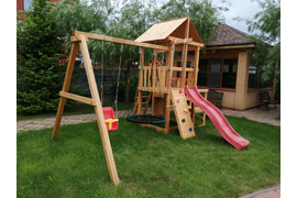 Детская площадка Сибирика с 2-мя горками (Самсон)