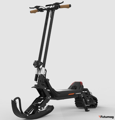 Зимний электроснегокат на гусенице / Гусеничный электросамокат Electroway T2S 20AH + летний комплект