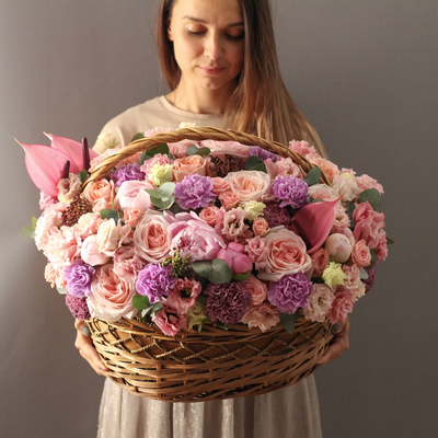 Букет "Корзина Нежность"