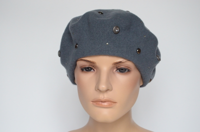 Vizio Италия 3633 берет серо - голубой цвет 71