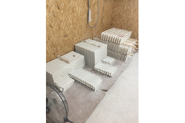 Панели в сушке