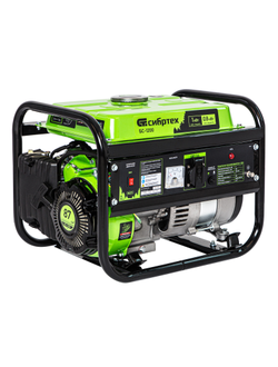 Генератор бензиновый БС-1200, 1 кВт, 230 В, четырехтактный, 5.5 л, ручной стартер Сибртех