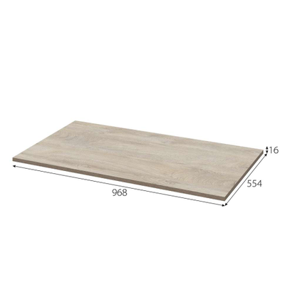 Этна полка для шкафа 100 Дуб эндгрейн 1ПЛ