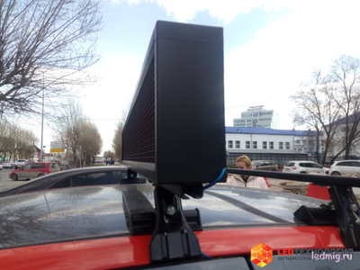 Авто табло 21*101 Red