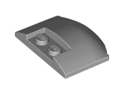 Wedge 3 x 4 x 2/3 Triple Curved, Light Bluish Gray (93604 / 6157781)