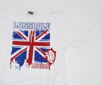 Футболка Женская Lonsdale London Флаг Белый
